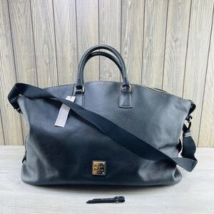 Bally Black Leather Duffel Bag